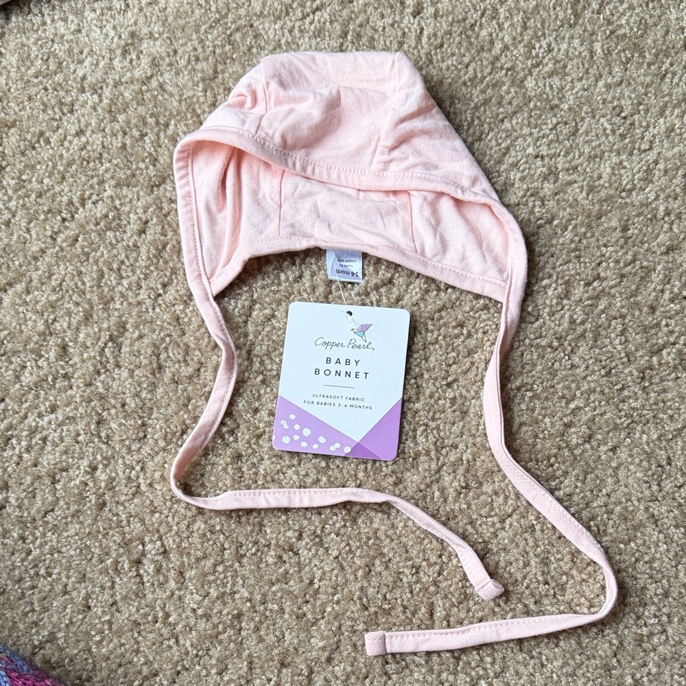 Baby Bonnet - Soft Pink